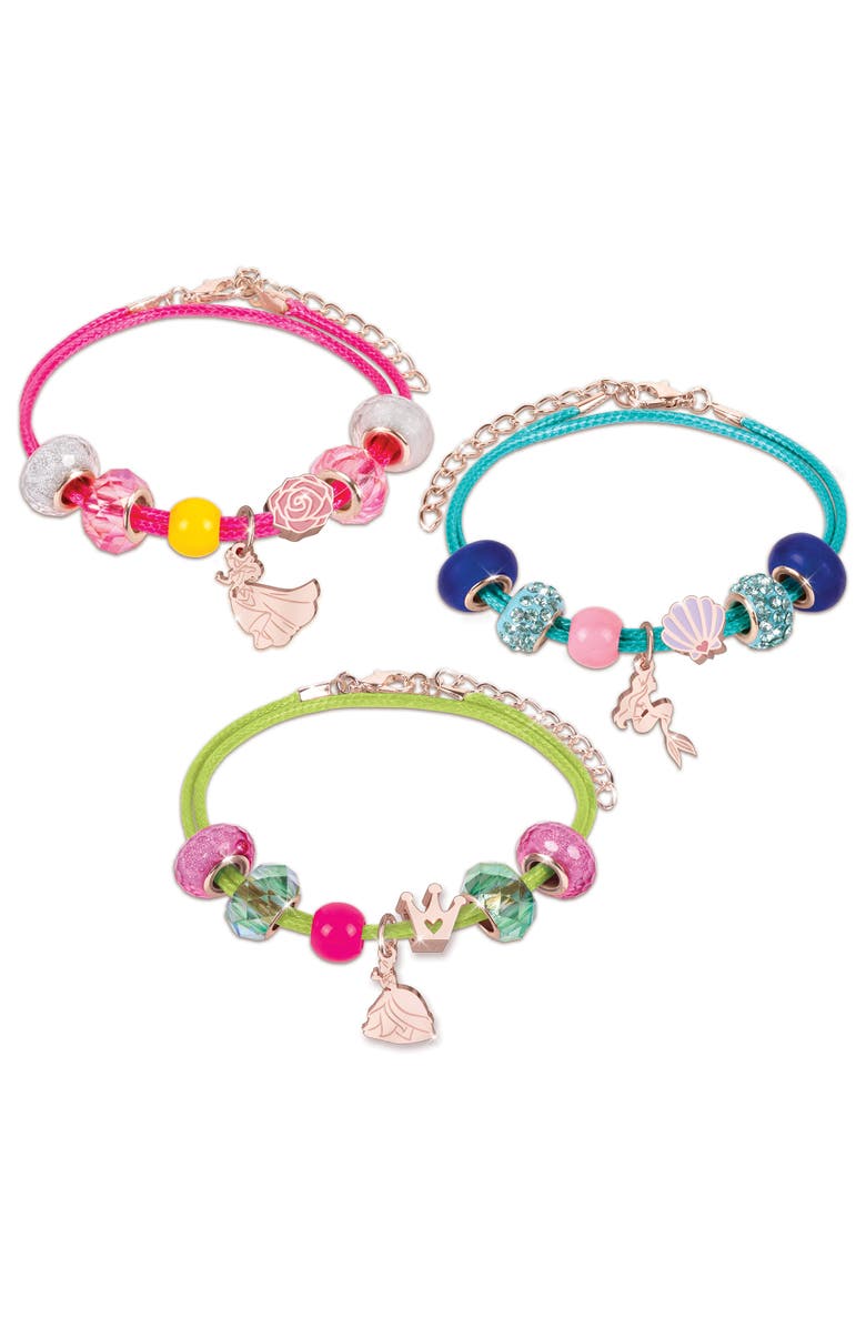 Disney Princess Royal Jewels & Gems Create 3 Princess Bracelets, Alternate, color, Multicolored