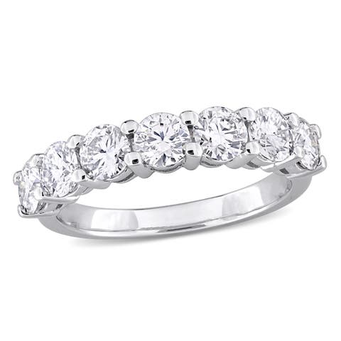 1-3/4CT DEW Moissanite Anniversary Ring