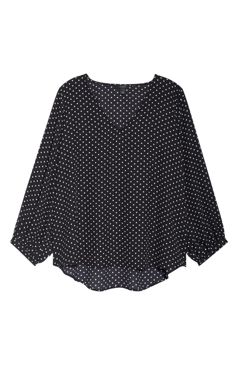 Halogen<sup>®</sup> V-Neck Blouse, Alternate, color, 