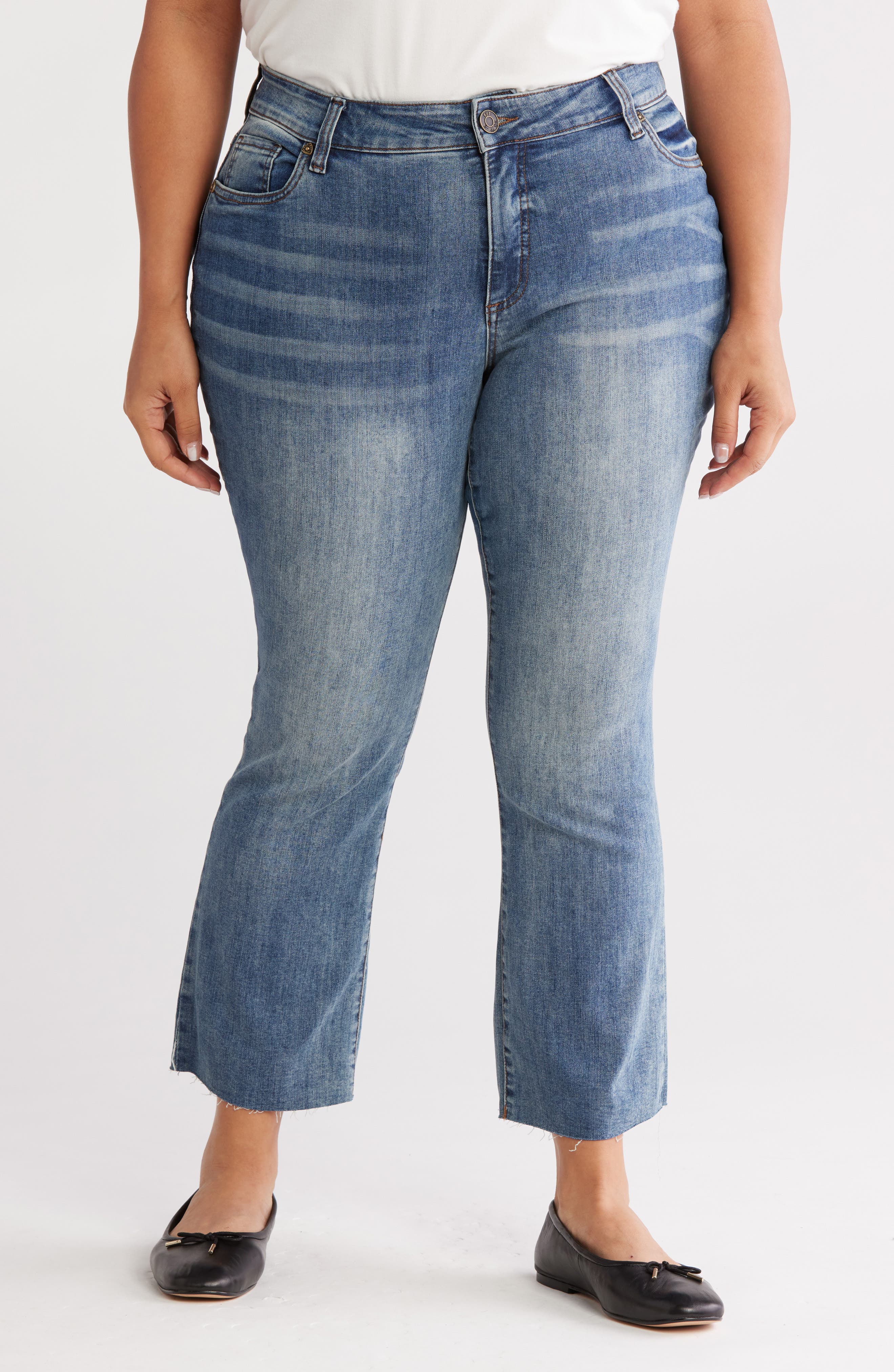 KUT from the Kloth Nikki Kick Flare Jeans