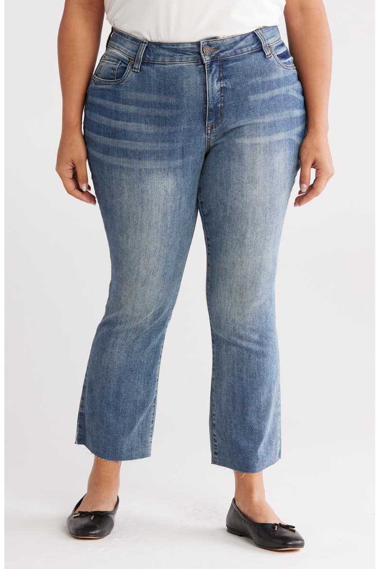 Nikki Kick Flare Jeans, Main, color, WITCH HAZEL