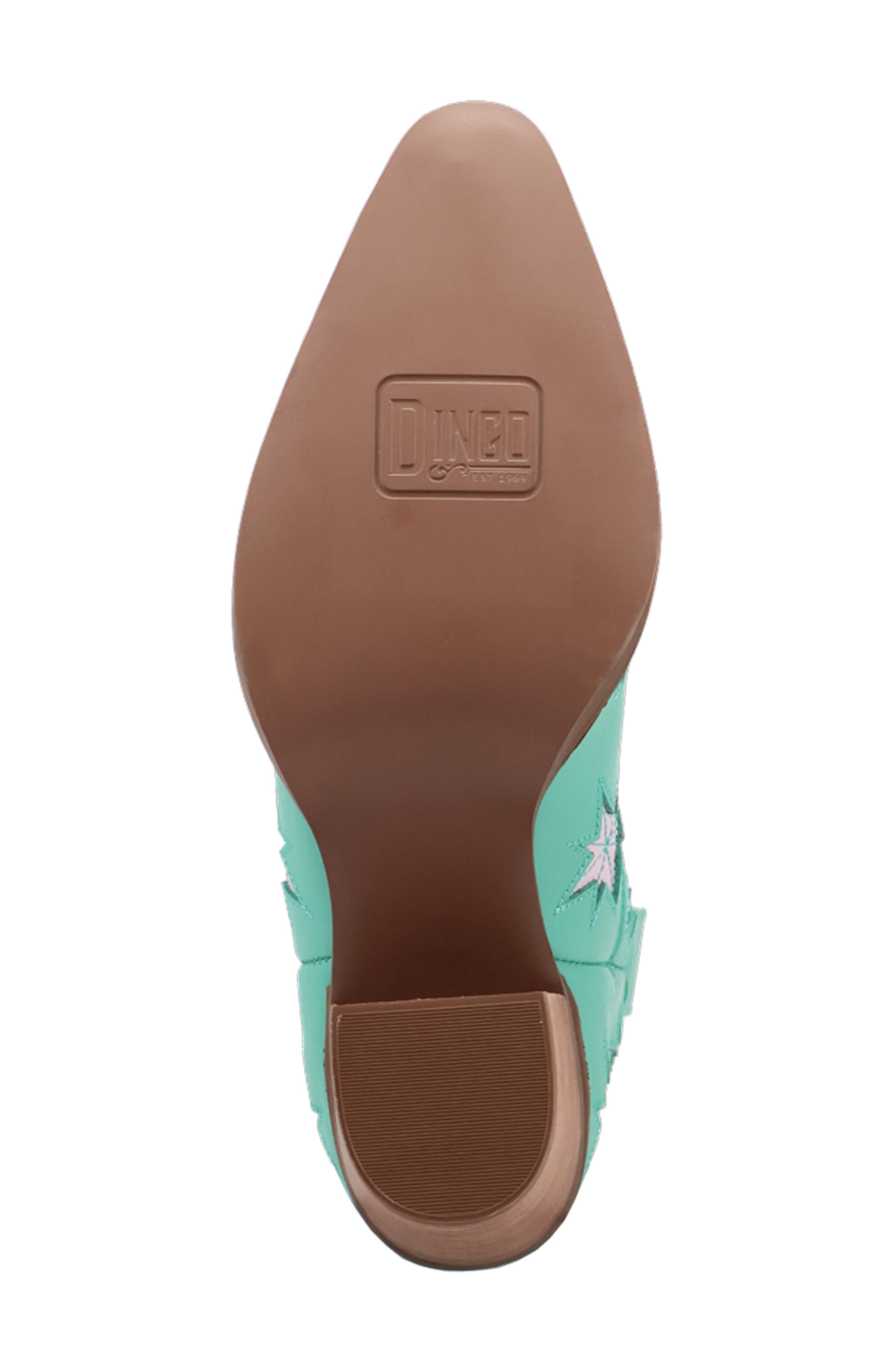 Starburst Western Boot, Alternate, color, GREEN