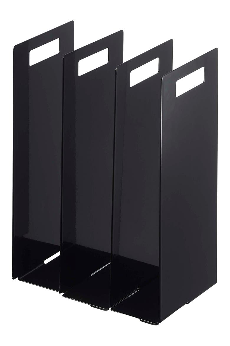 Towel Storage Organizer, Main, color, BLACK