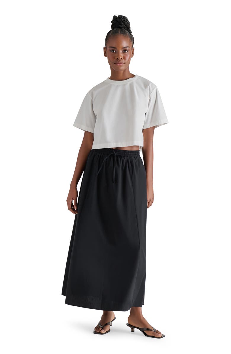 Steve Madden Sunny Cotton Maxi Skirt, Alternate, color,