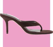 Steve Madden Rivena Leather Thong Sandal