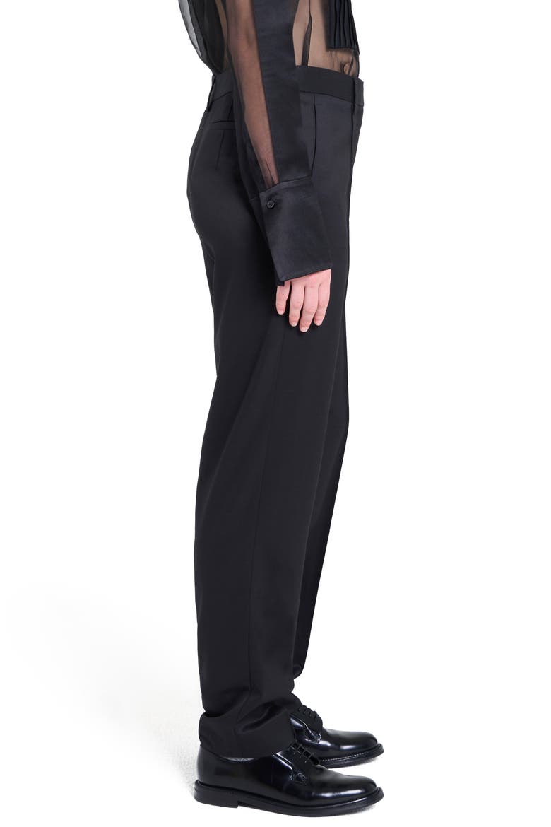 Harrison Stretch Wool Tapered Straight Leg Pants, Alternate, color, BLACK