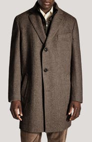 Jack Victor Delroy Wool & Silk Overcoat