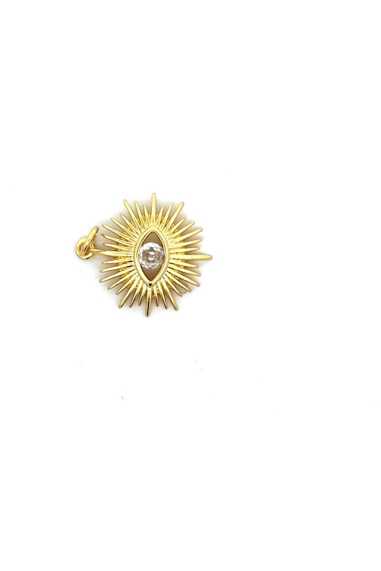Protective Eye Sunburst Pendant, Alternate, color, Yellow