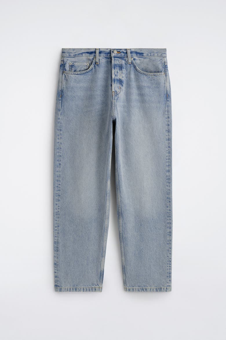 Dome Relaxed-Fit Straight-Leg Jeans, Alternate, color, BRIGHT BLUE