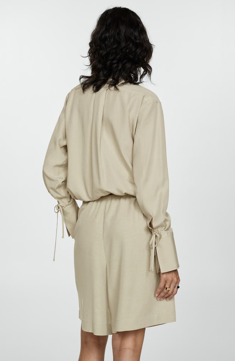 MANGO Wide Leg Bermuda Shorts, Alternate, color, 