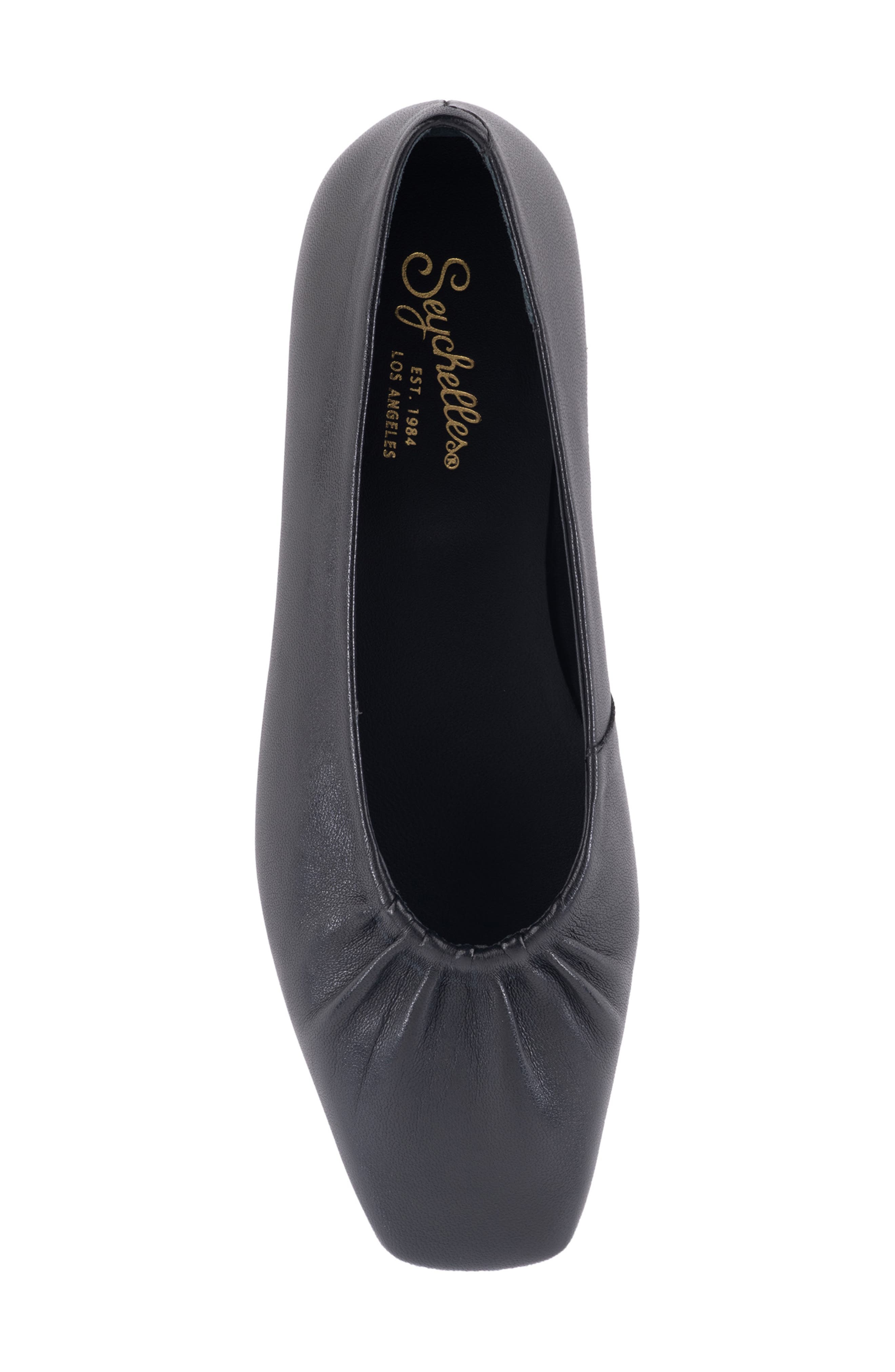 Seychelles The Little Things Square Toe Ballet Flat, Alternate, color, Black