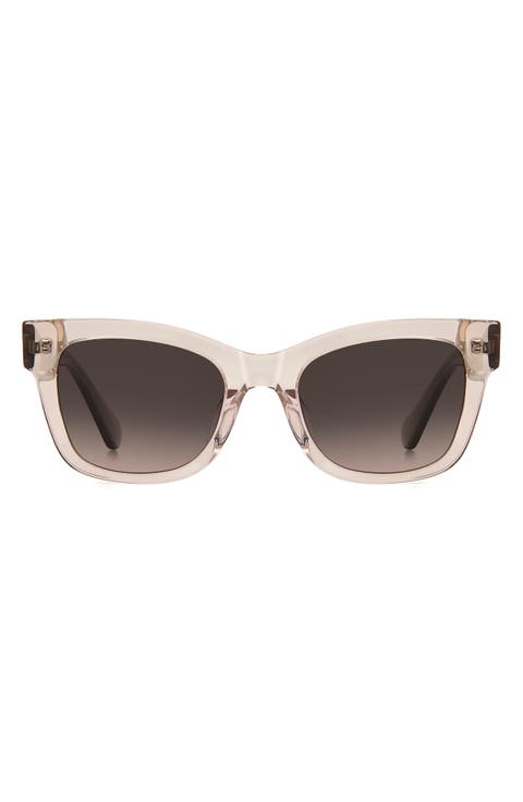 dee 51mm gradient square sunglasses