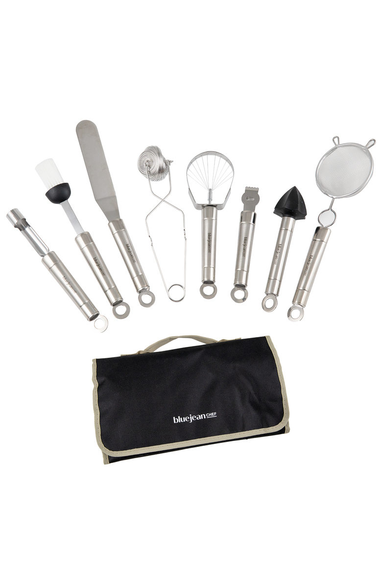 Blue Jean Chef 8-Piece Kitchen Tool and Gadget Set, Main, color, Silver