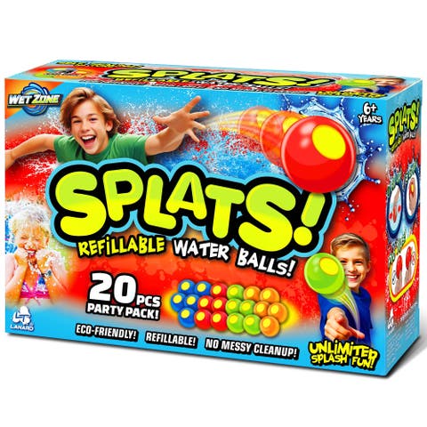 Splats Reusable Water Balls, 20 Pack Refill Water Toys