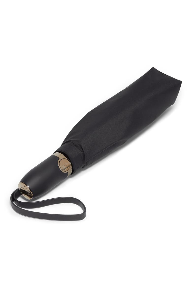 Medium Auto Close Umbrella, Alternate, color, BLACK