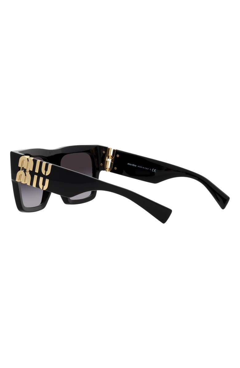 Miu Miu 55mm Gradient Square Sunglasses, Alternate, color,