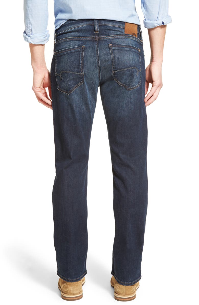 Mavi Jeans Zach Straight Leg Jeans, Alternate, color, Dark Brushed Williamsburg