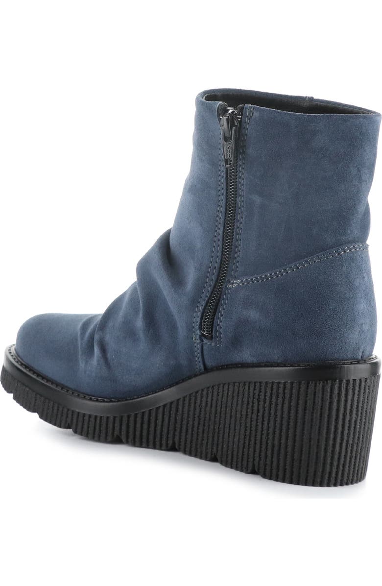 Bos. & Co. Alina Waterproof Platform Wedge Bootie, Alternate, color, Jeans Suede
