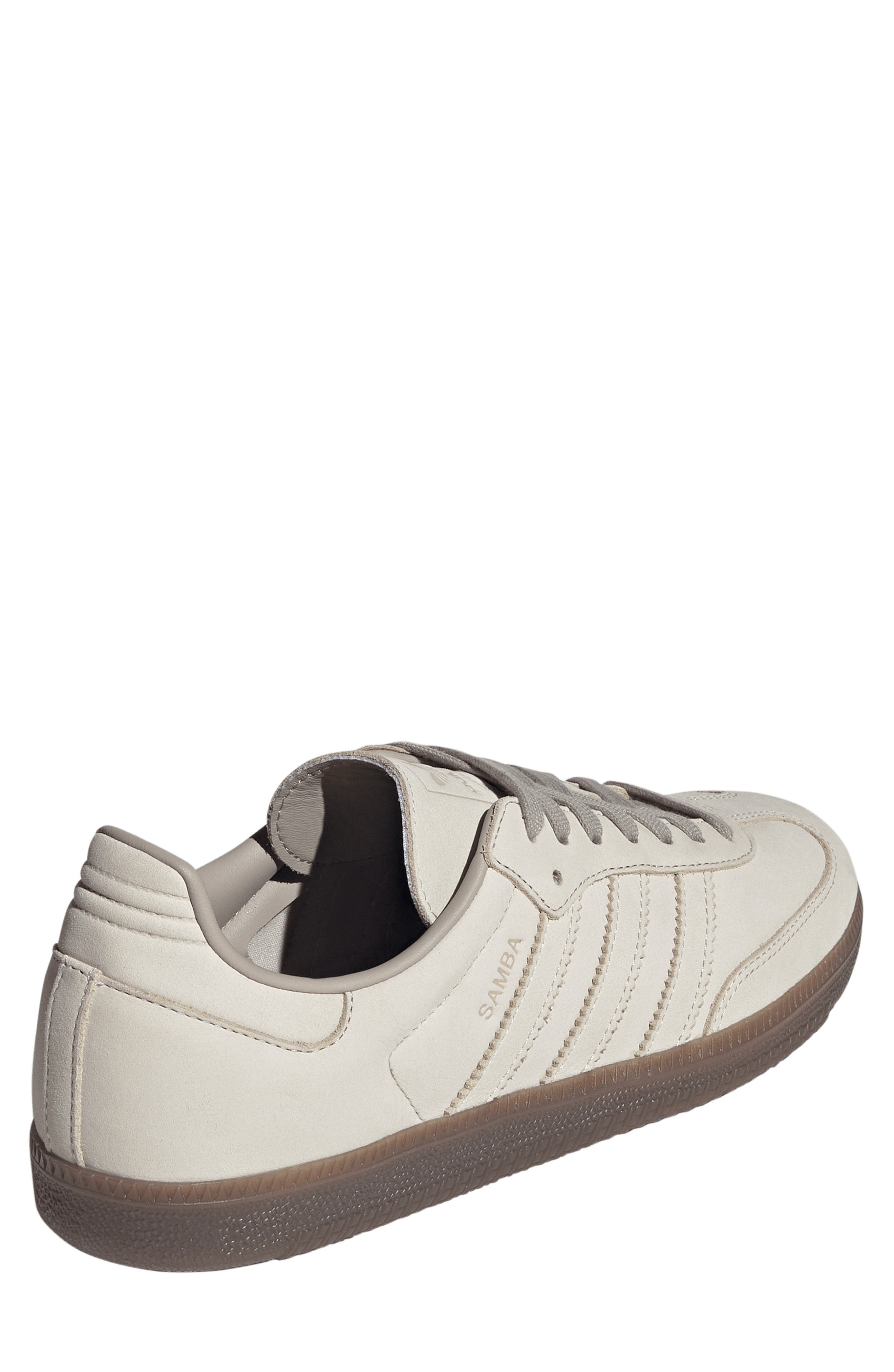 Gender Inclusive Samba OG Sneaker, Alternate, color, ALUMINA/ LIGHT BROWN/ GUM5