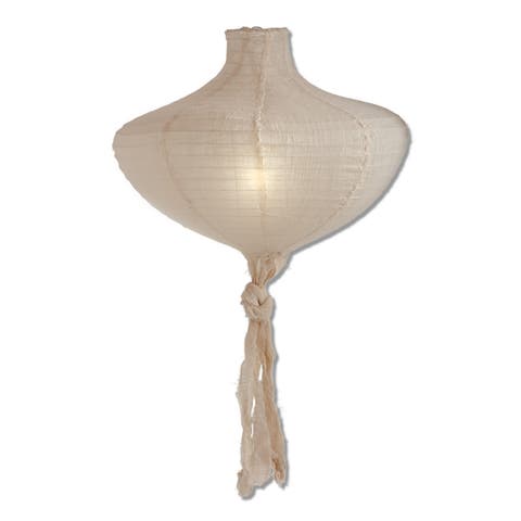 Kite LED Oval Hanging Lantern - Indoor Decorative Candle Holder
