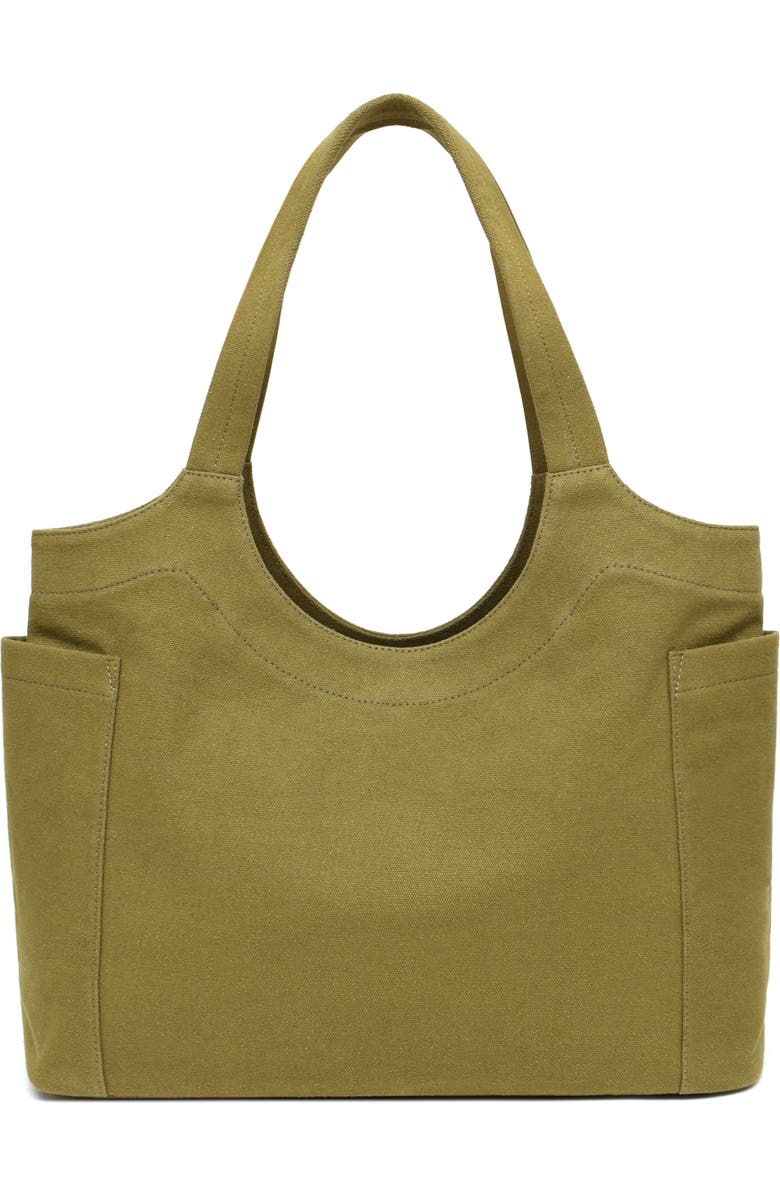 New Amsterdam Leatherworks Annika Tote Bag, Alternate, color, Olive