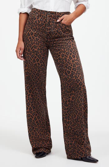 ★★Adairs★★ Denim loose pants leopard brown KA2680 adidas_Originals_Denim_Loose_P