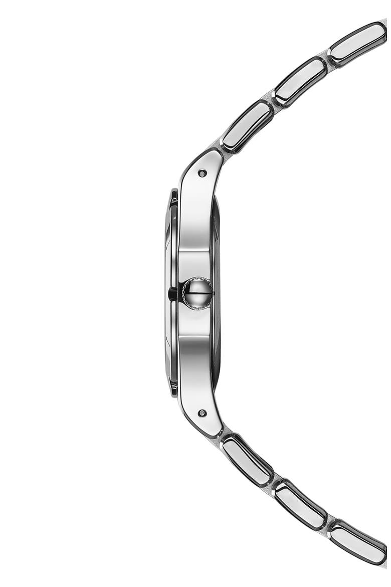 Be Balmain Moonphase Bracelet Watch, 33mm, Alternate, color, PINK STAINLESS STEEL