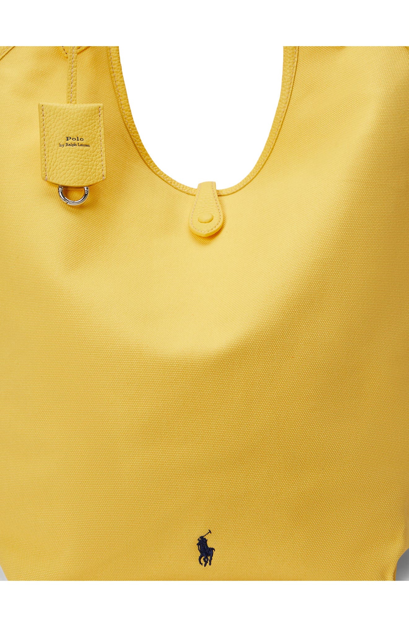 Polo Ralph Lauren Large Polo Play Canvas Tote, Alternate, color, Yellow