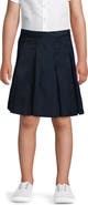 Lands' End School Uniform Girls Solid Box Pleat Skirt Top of Knee