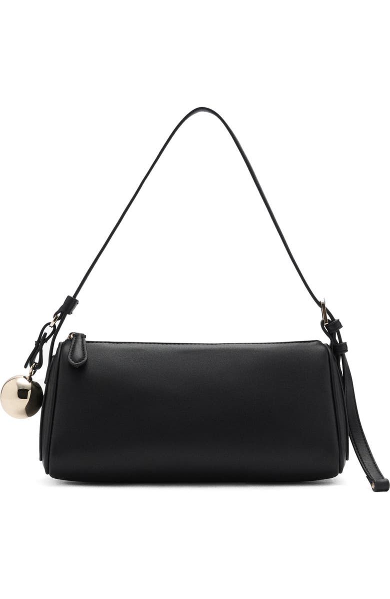 MANGO Faux Leather Shoulder Bag, Main, color,