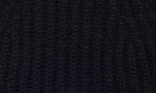 Nordstrom Rack Cashmere Ribbed Beanie In Blue