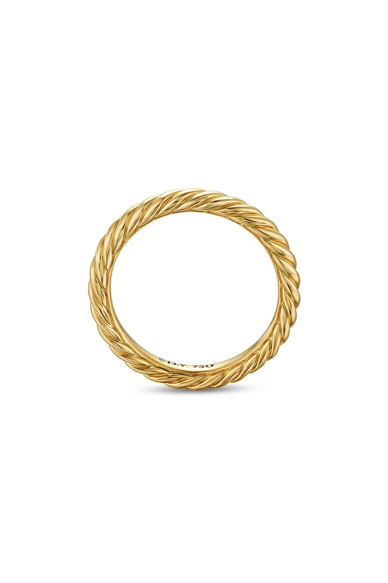 Cable Band Ring in 18K Gold, Alternate, color, 18K GOLD