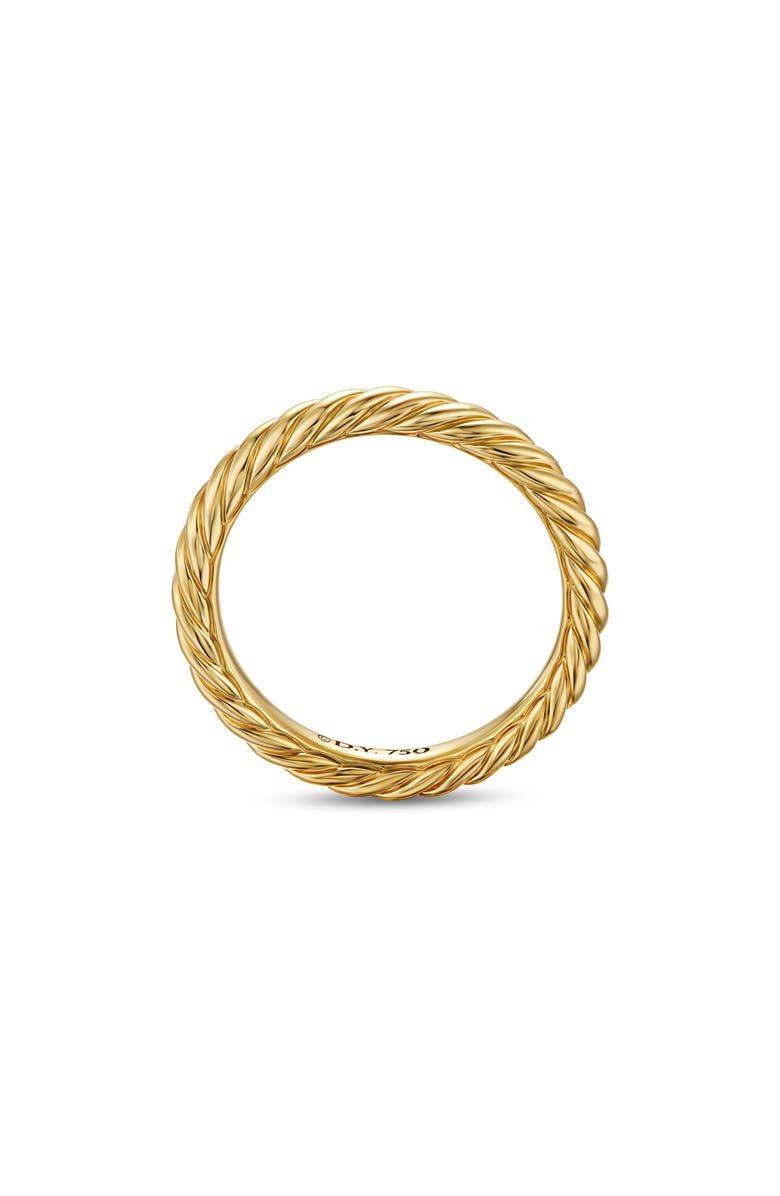 David Yurman Cable Band Ring in 18K Gold, Alternate, color, 18K Gold