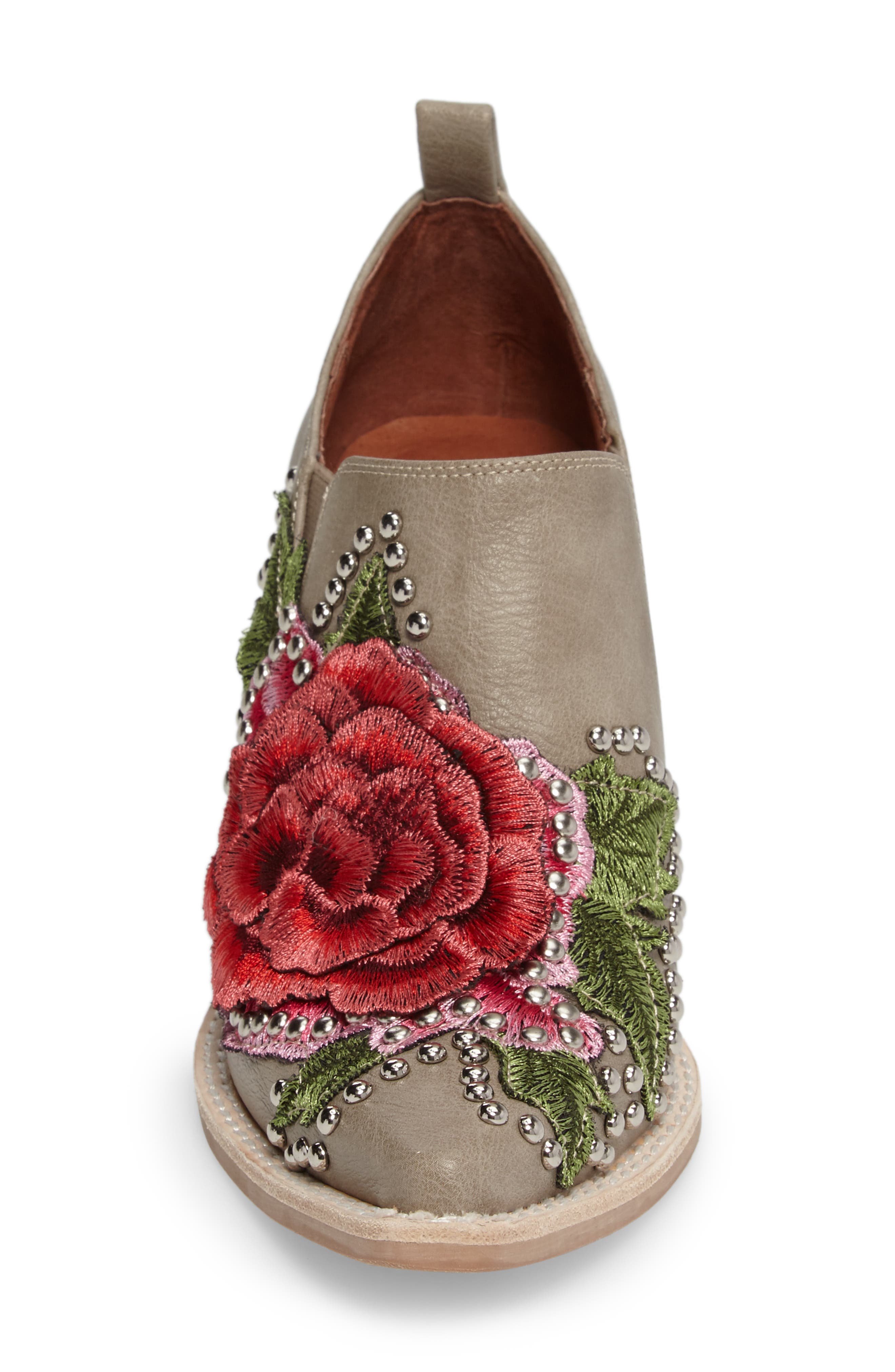 Jeffrey Campbell Roseola Studded Appliqué Bootie, Alternate, color, 