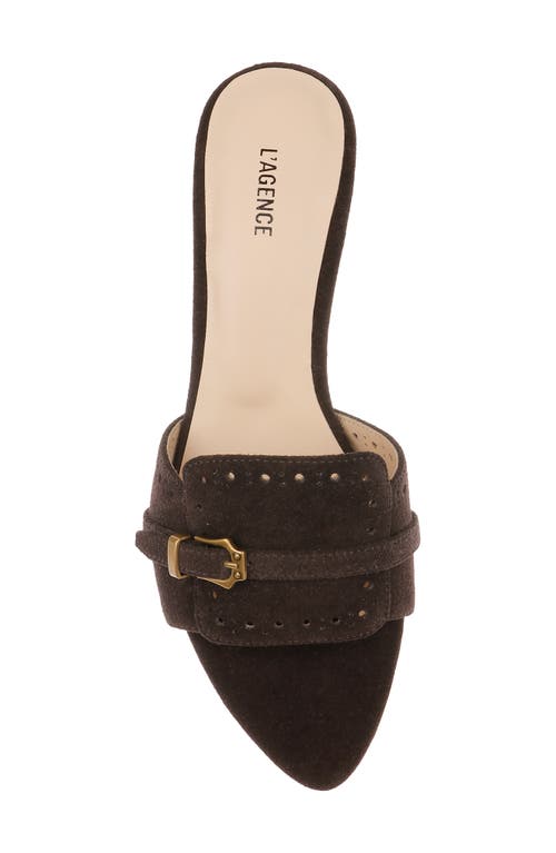 L'agence Lina Slide Sandal In Brown