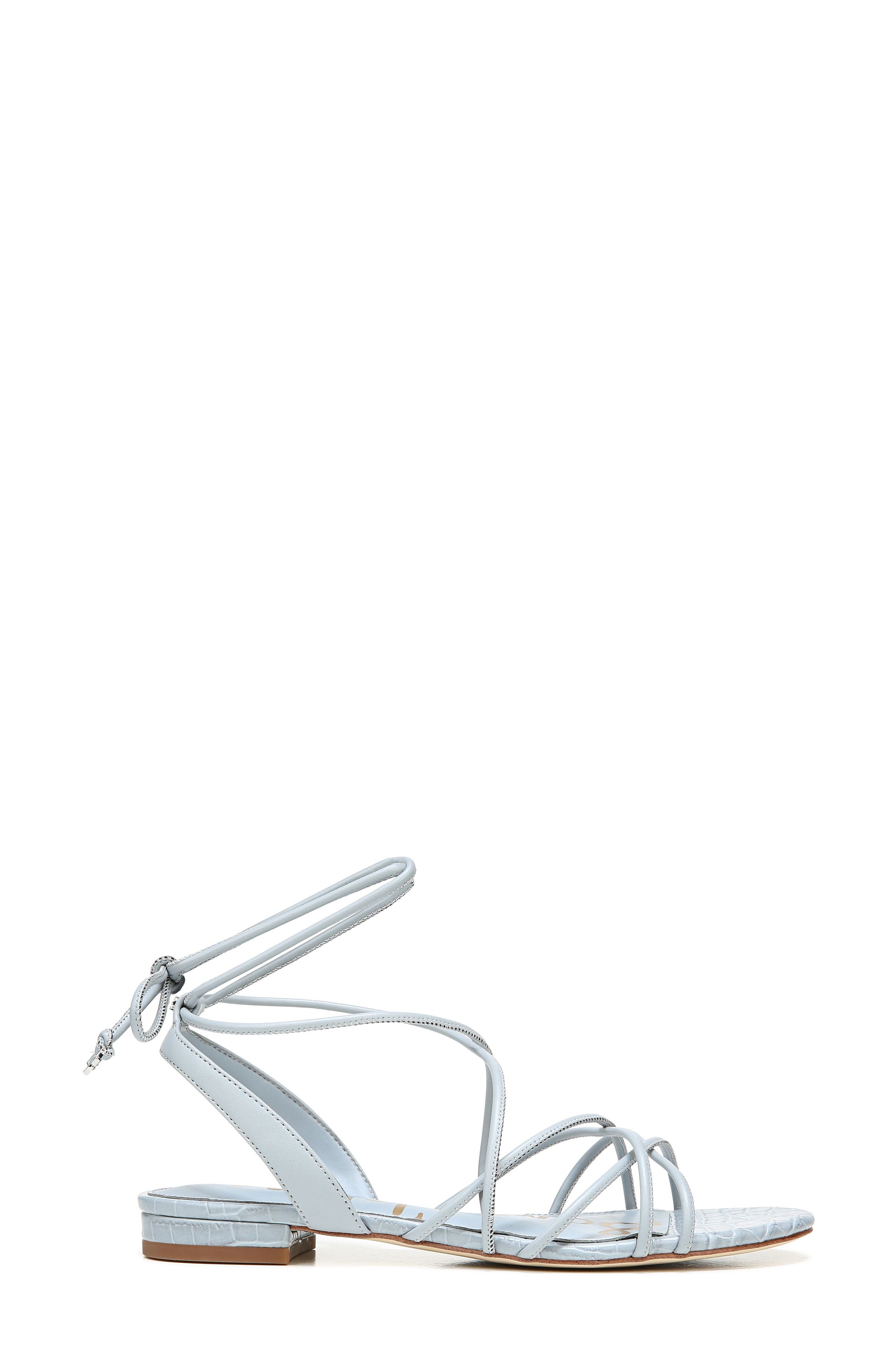 Tihana Sandal, Alternate, color, CLOUD BLUE LEATHER