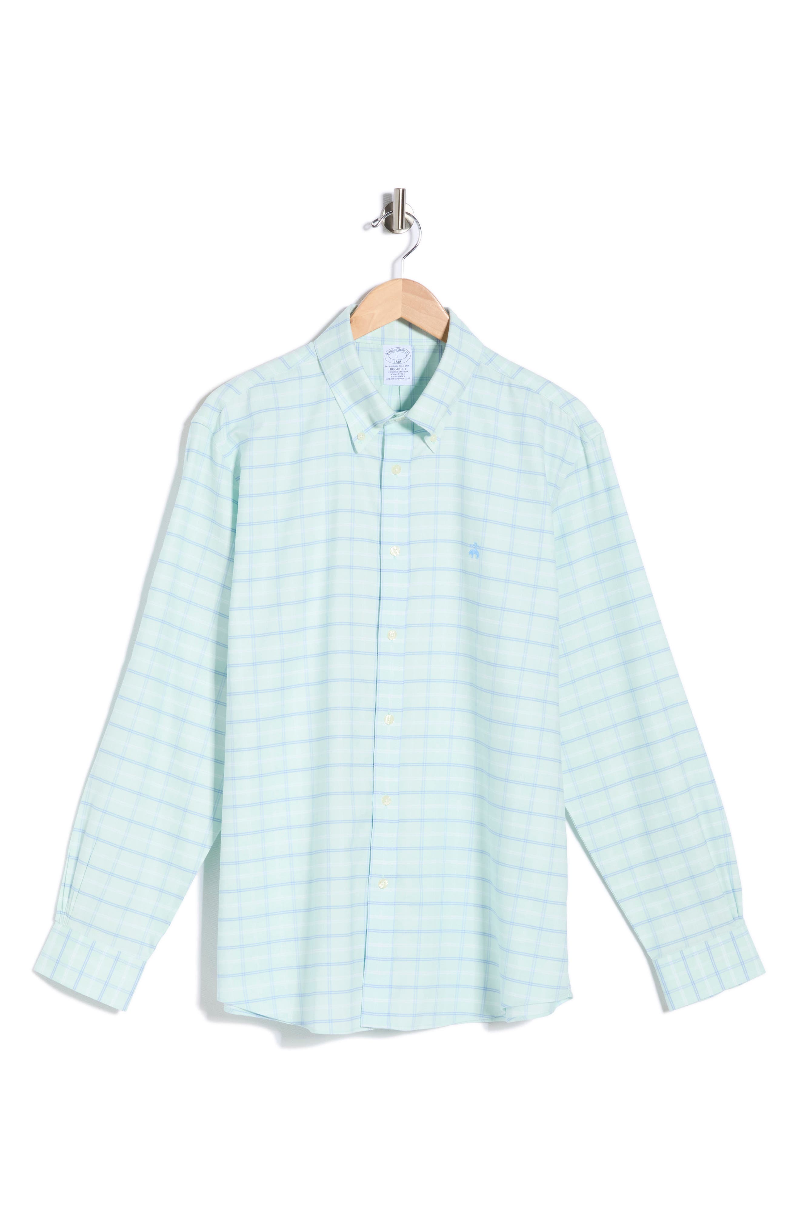 Brooks Brothers Plaid Long Sleeve Regular Fit Button-Down Shirt