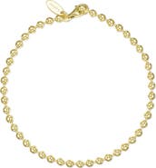 Lafonn Mila Gold Plated Sterling Silver Bead Chain Bracelet