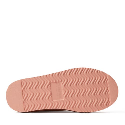 Dearfoams Fireside Kingston Genuine Shearling Platform Bootie In Peach Dust