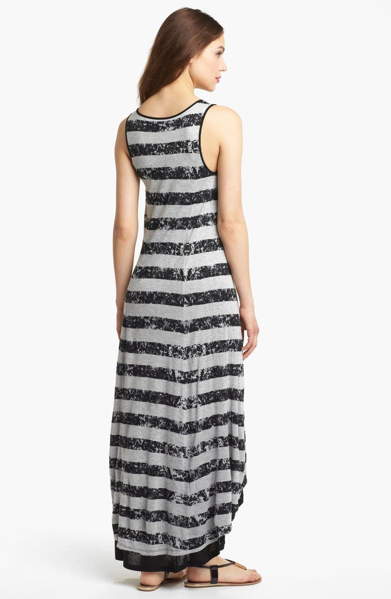 Kensie Crackled Stripe Maxi Dress, Alternate, color, 