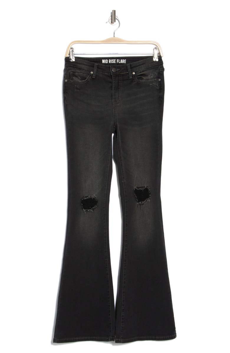 PTCL Prairie Mid Rise Flare Jeans, Alternate, color, 