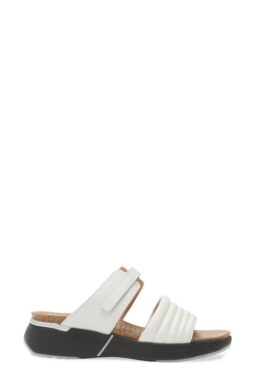 Naot Vesta Sandal In Soft White Leather