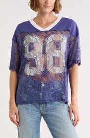 Vinyl Icons 98 Lace Football Tee