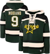 '47 Men's '47 Mike Modano Green Dallas Stars Retired Player Name & Number Lacer Pullover Hoodie
