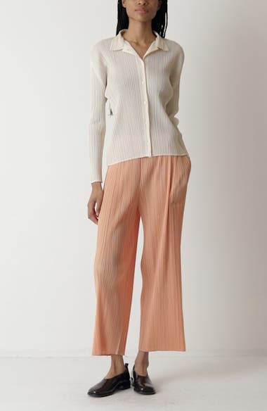 Pleats Please Issey Miyake Monthly Colors August Pleated Crop