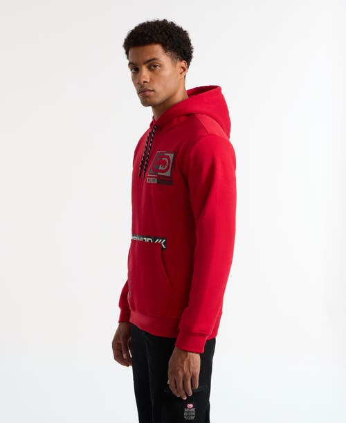 Ecko Unltd . Revived Po Hoodie In True Red