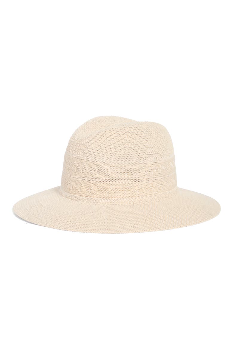Knit Fedora, Main, color, NATURAL