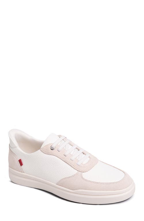 Marc Joseph New York Main Street Hands Free Technology Leather Sneaker In White