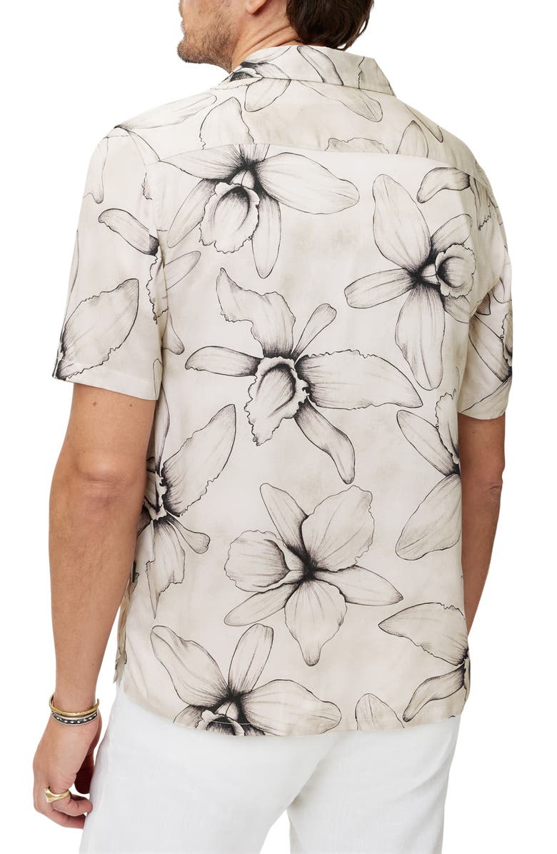 John Varvatos Dan Modal Camp Shirt, Alternate, color, 