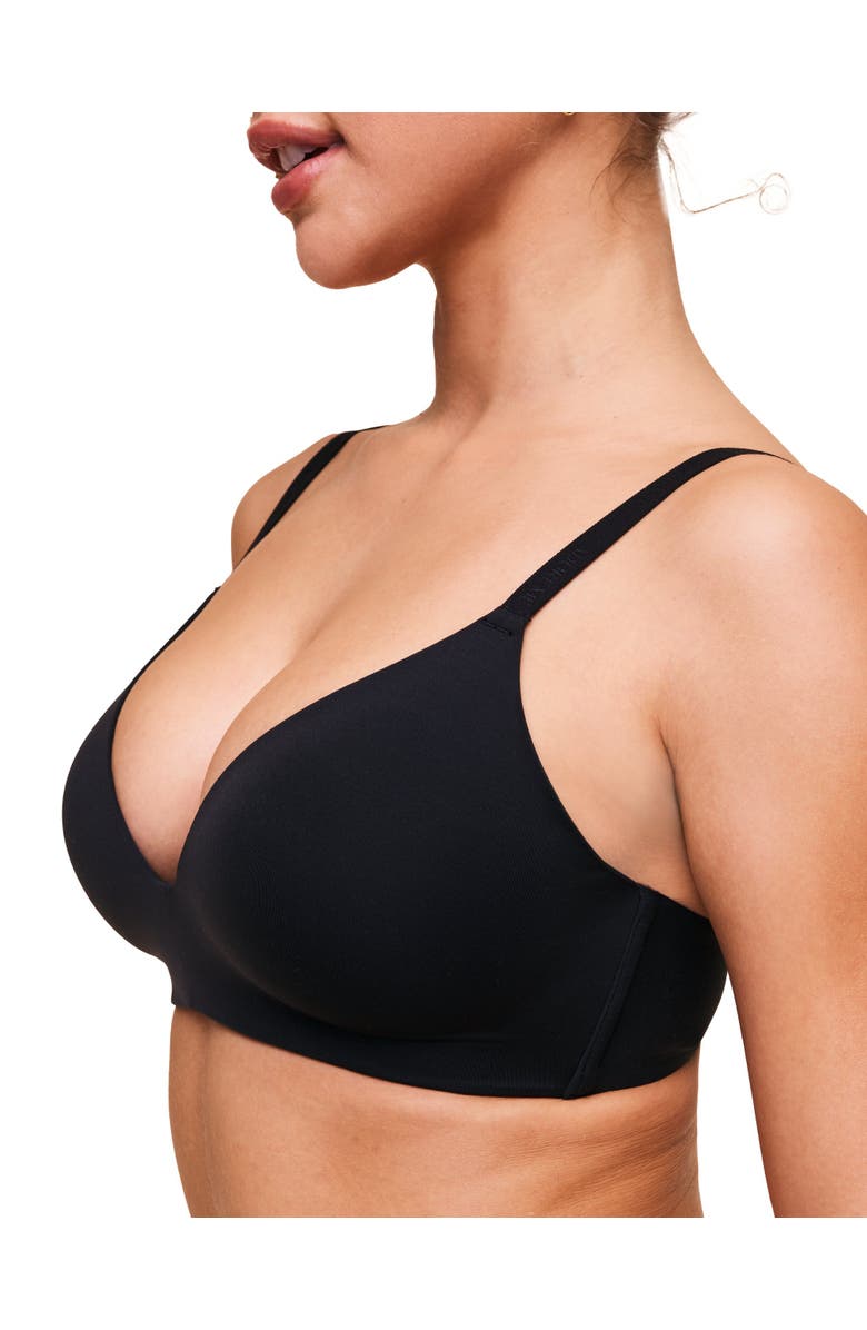 Adore Me Valory Contour Plunge Bra, Alternate, color, Black